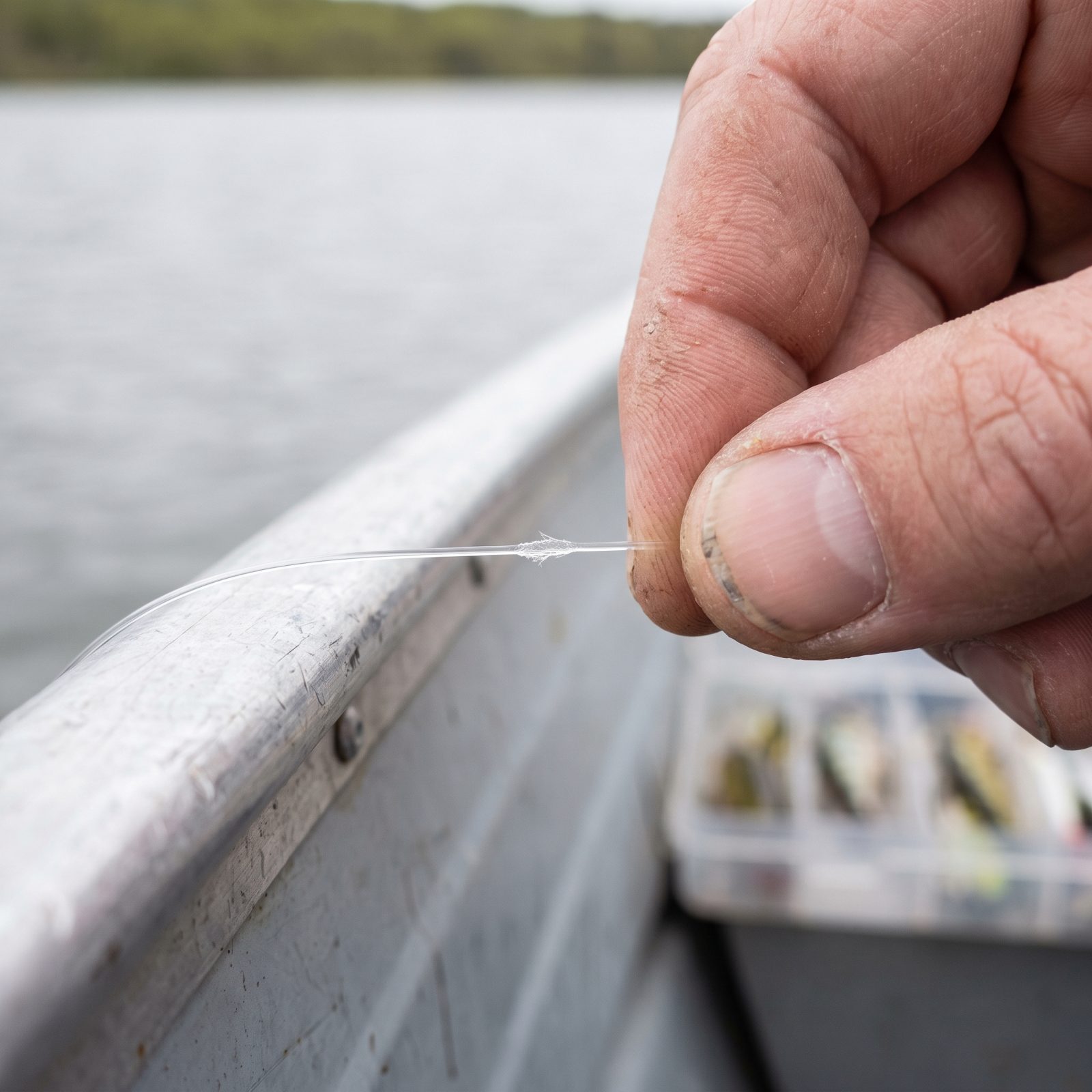 Pinch the Last Few Feet of Line Between Two Fingers to Find Hidden Nicks
