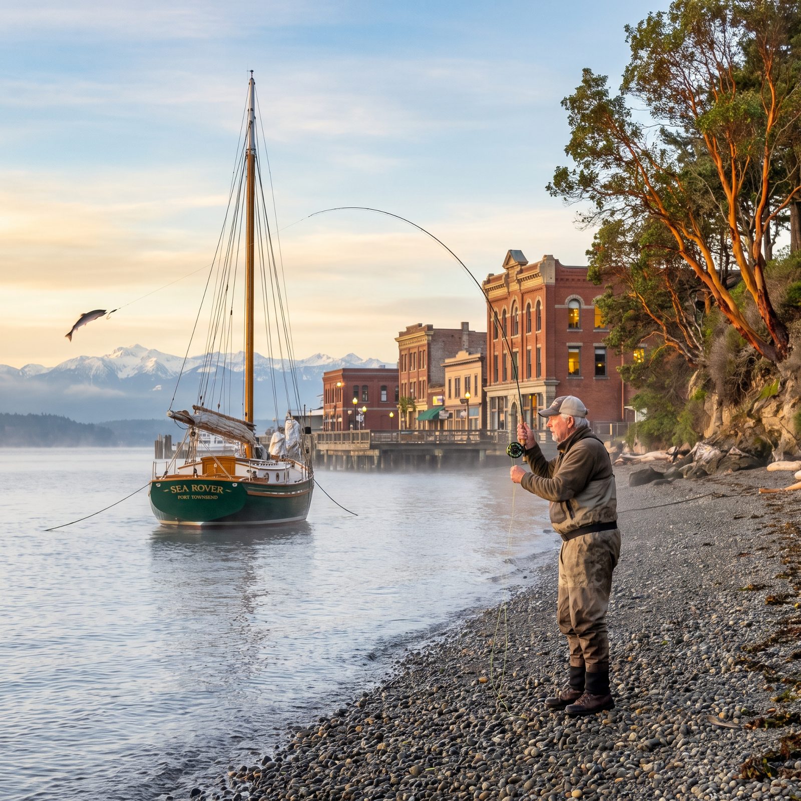 Port Townsend, Washington: Beach Casting and Boat Fishing on Puget Sound