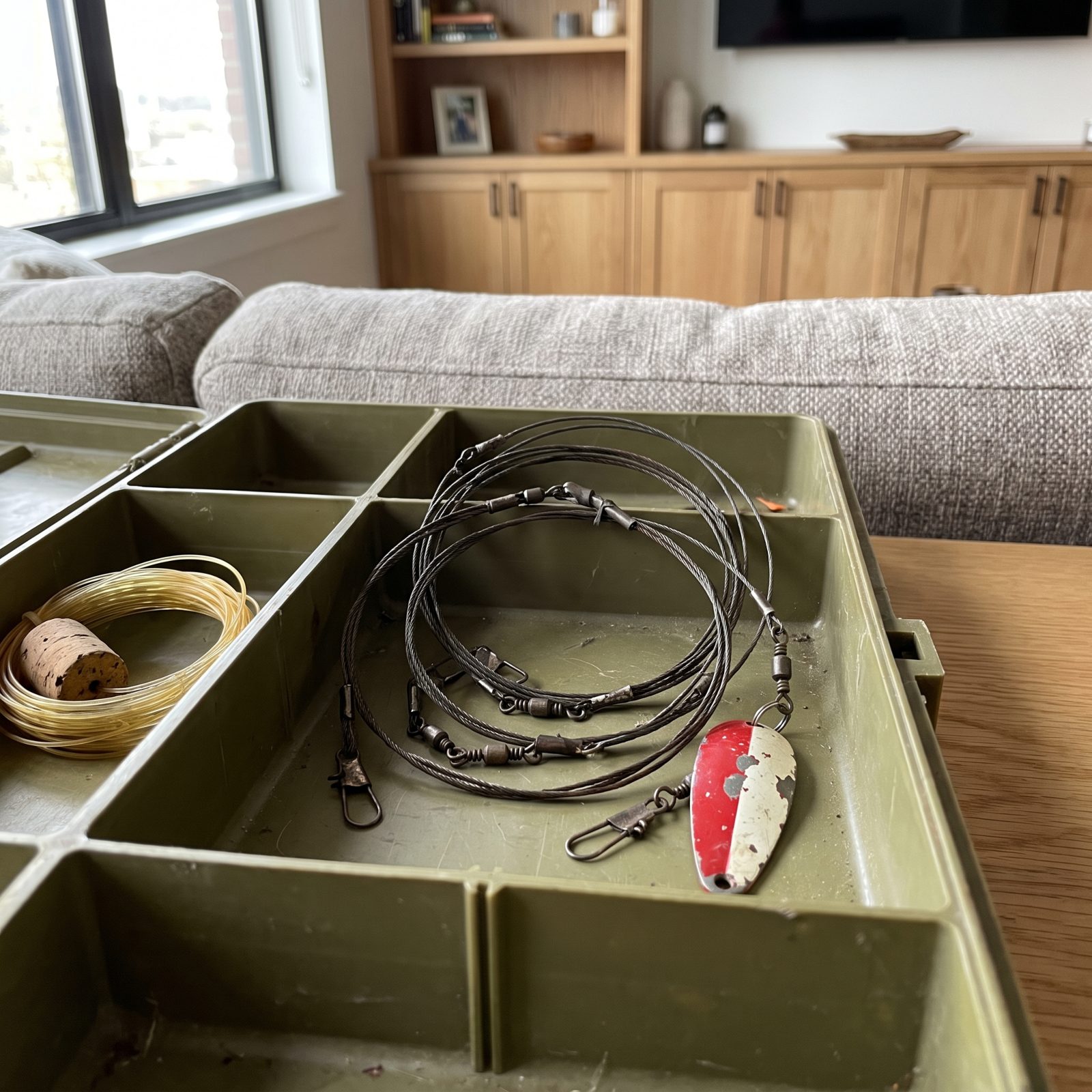 Pre-Rigged Wire Leaders for Pike and Pickerel With Teeth