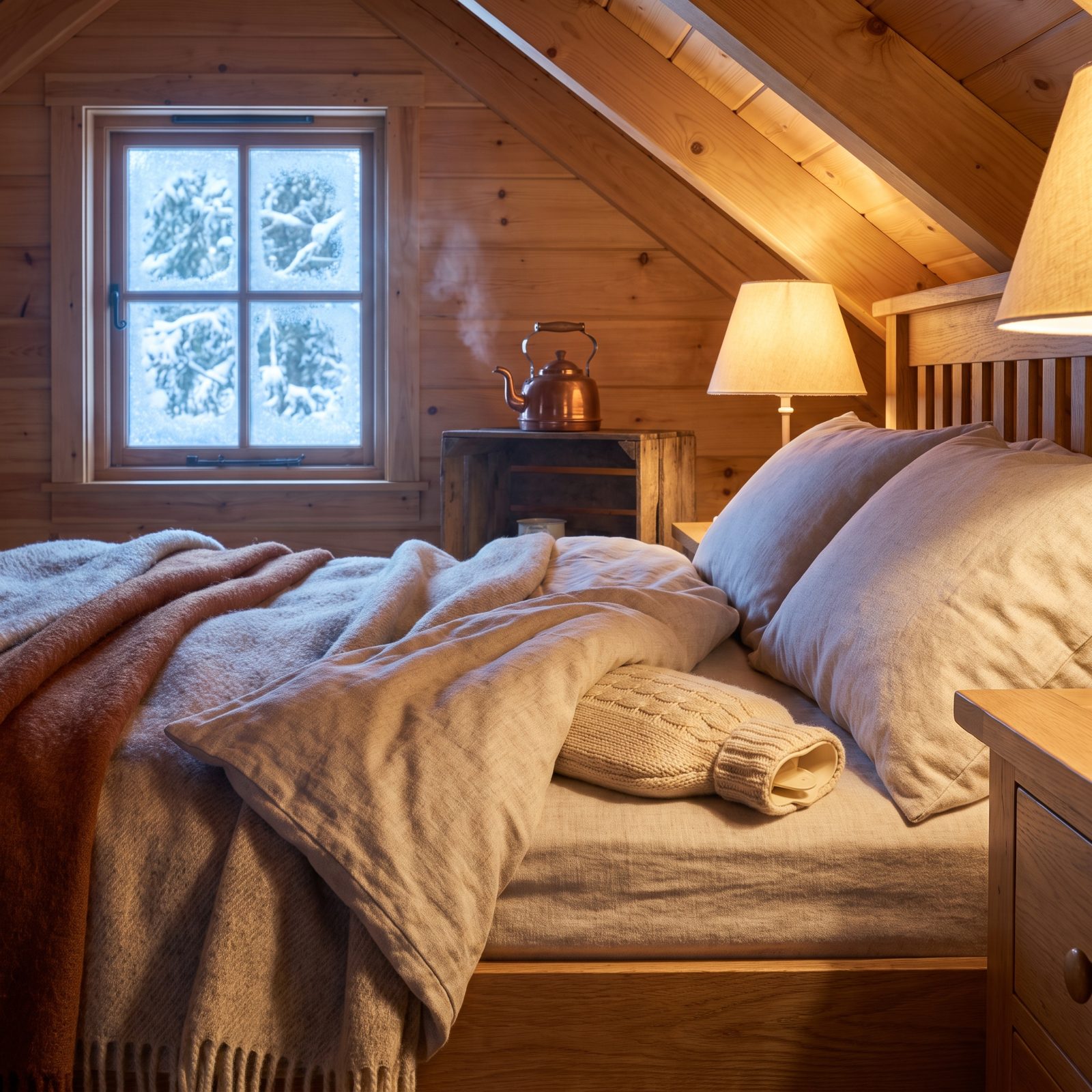 Preheat Bedding With a Hot-Water Bottle