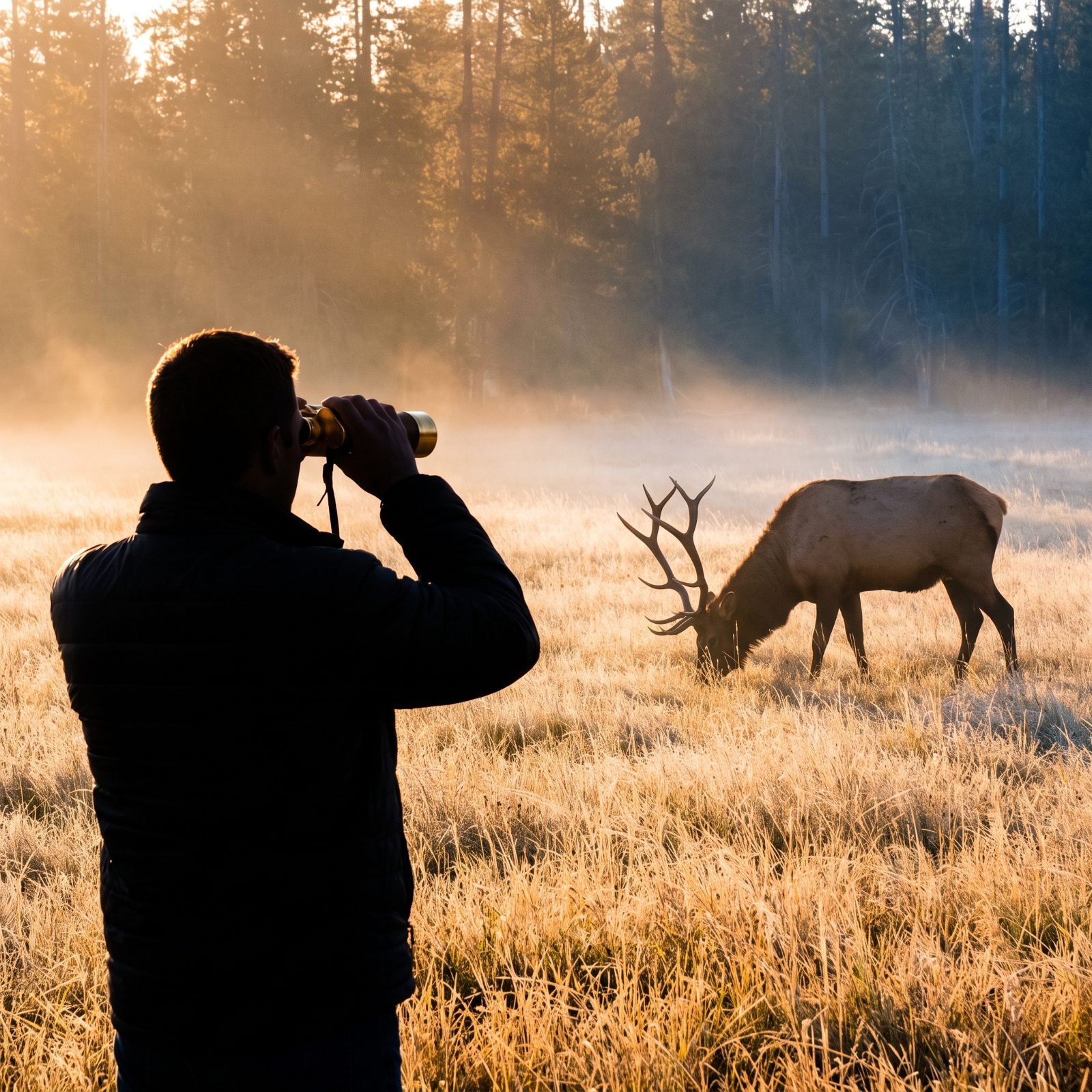 Raise Binoculars Before Moving Closer to Wildlife