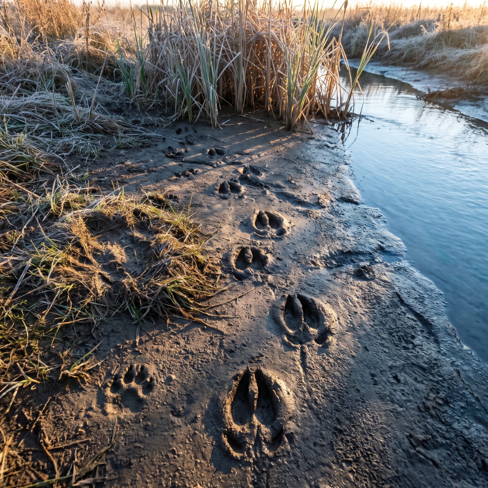 Reading the Story a Deer Left in the Mud