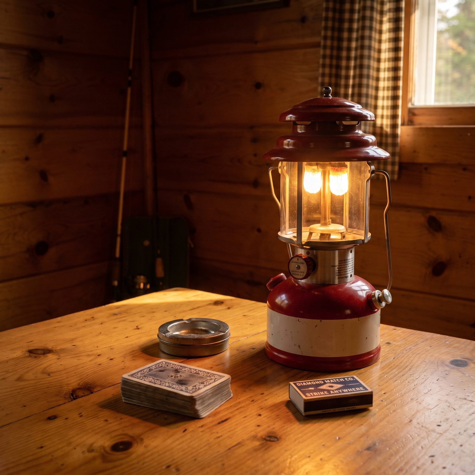 The Red-and-White Gasoline Lantern