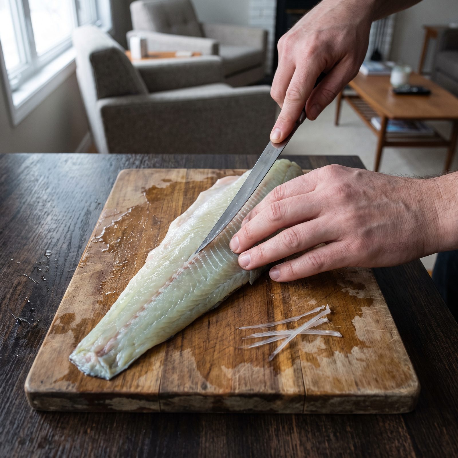 Removing the Y-Bones From a Northern Pike Fillet