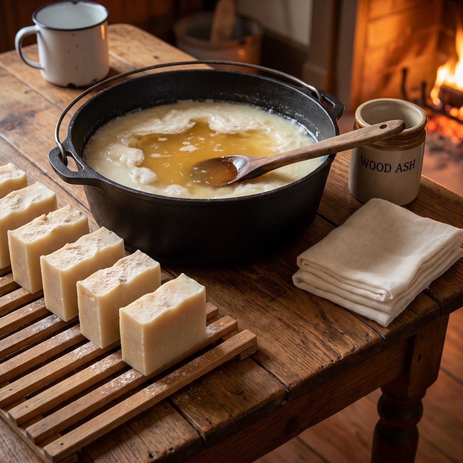 Rendering Tallow and Cooking Down a Batch of Soap
