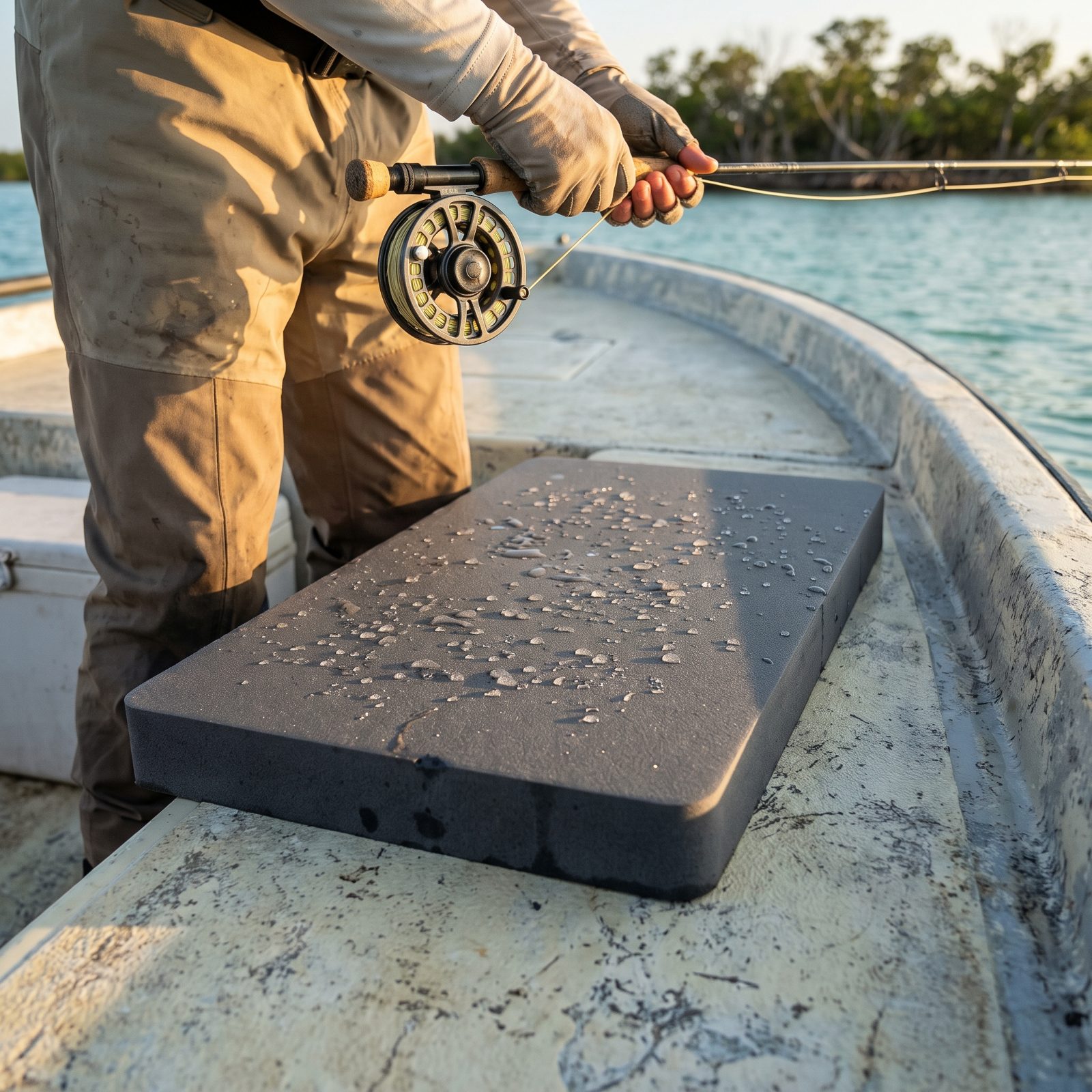 Repurpose a Closed-Cell Kneeling Pad Into a Portable Deck Mat