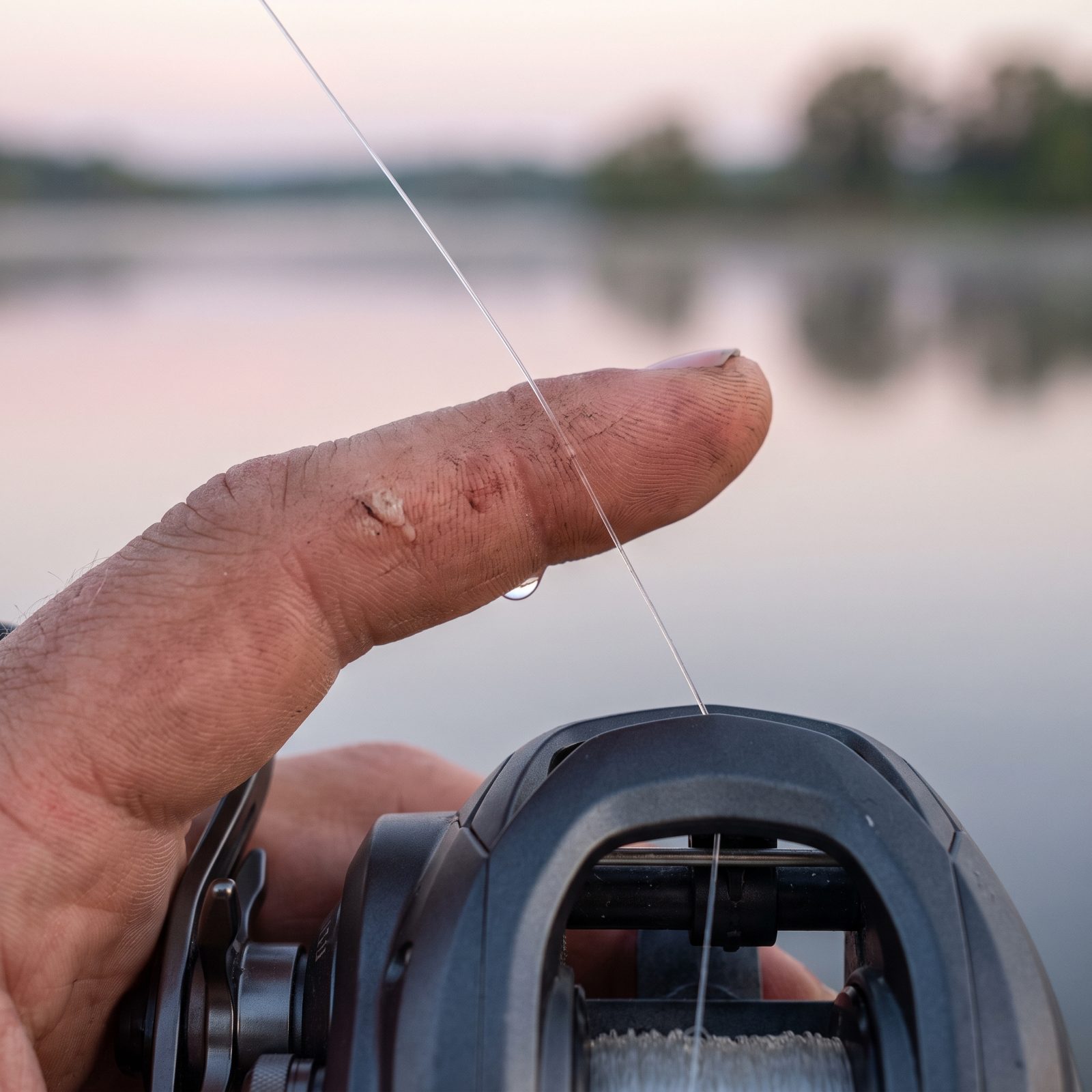 Rest an Index Finger on the Line to Feel Bites Before They Become Visible