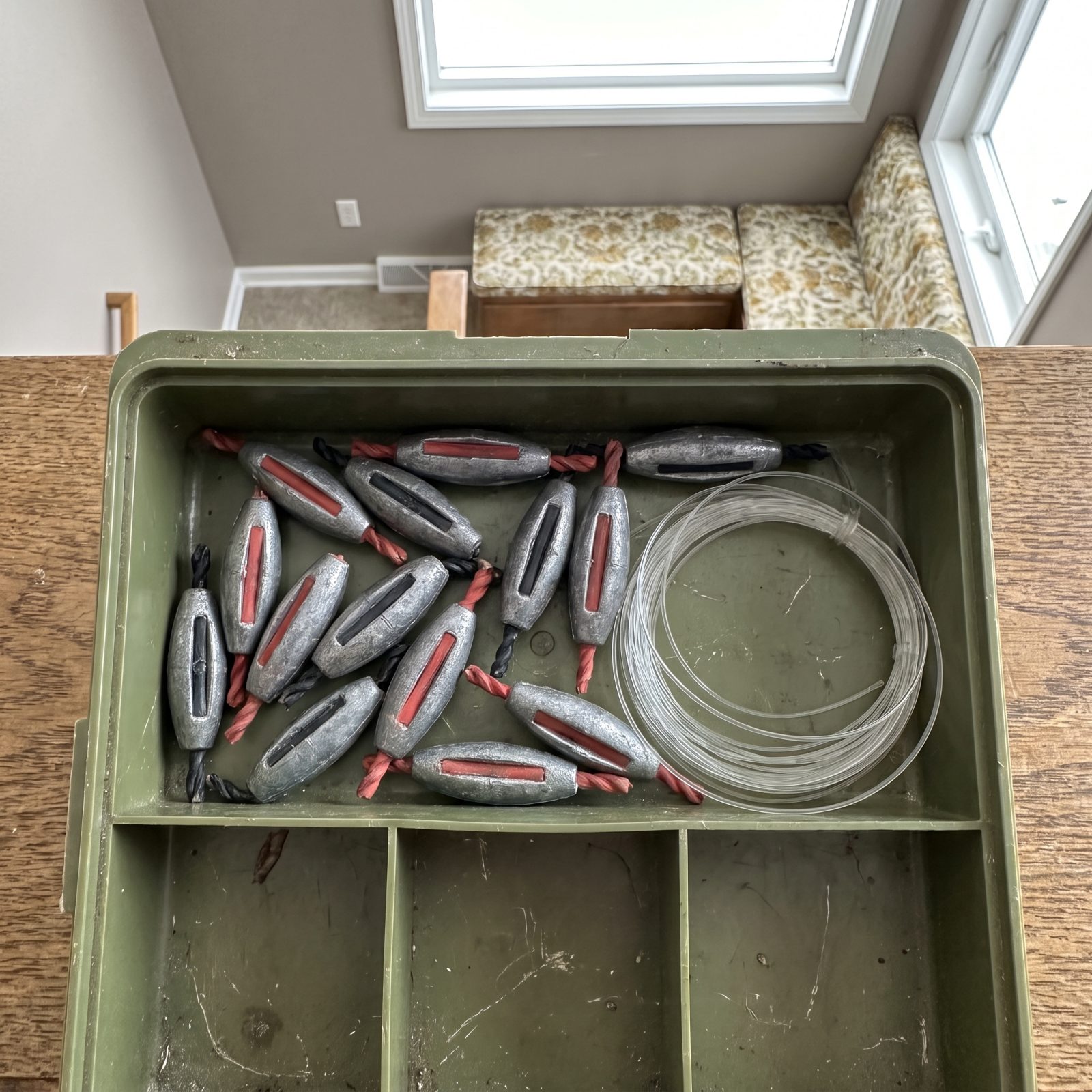 Reusable Pinch-On Rubber-Core Sinkers
