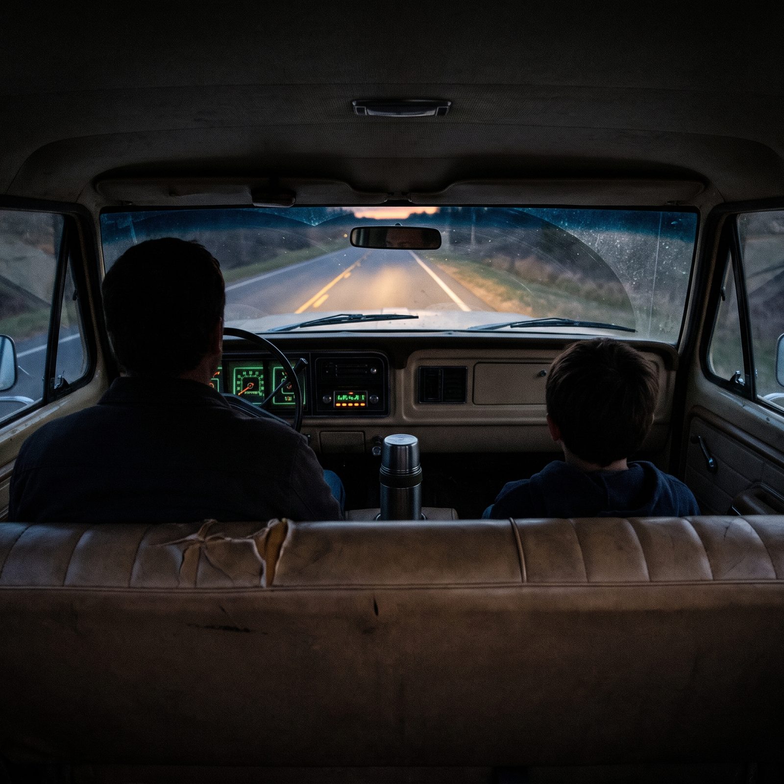 Riding in the Truck Before Sunrise With the Radio Turned Low