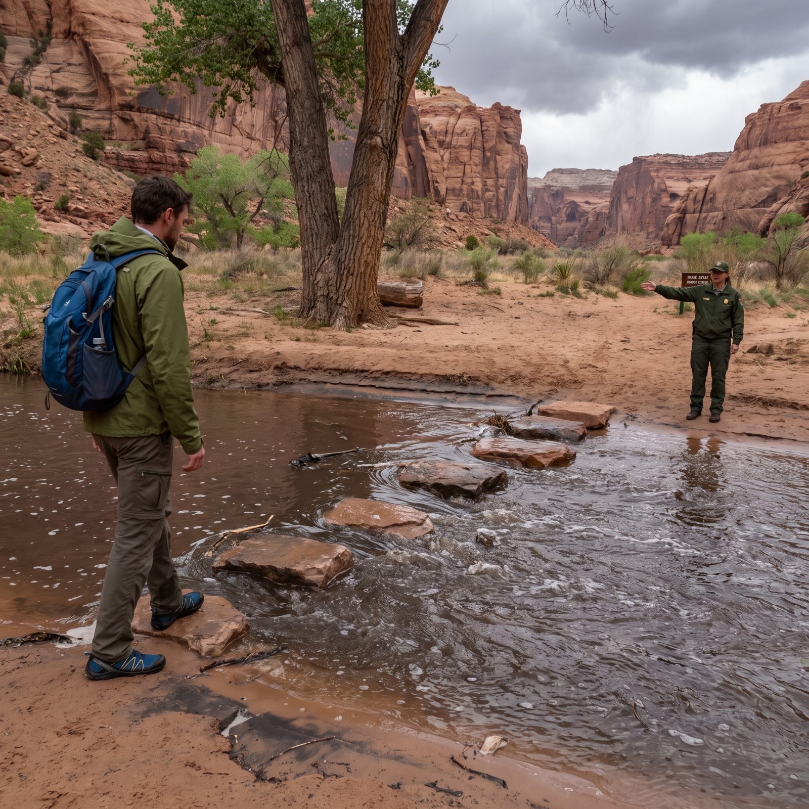 Rising Water Is Covering Previously Dry Rocks