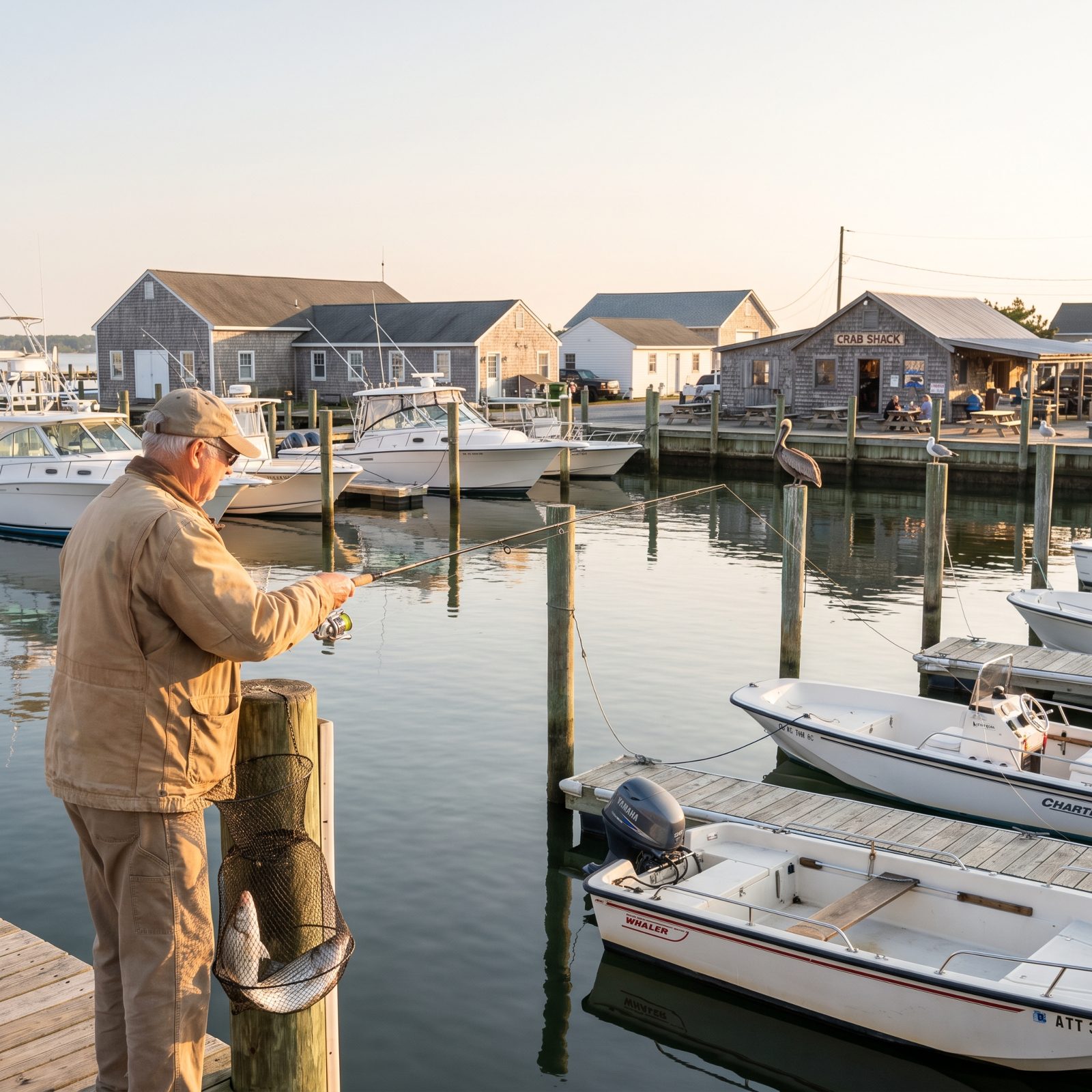 Rock Hall, Maryland, Chesapeake Bay Angling With a Walkable Harbor