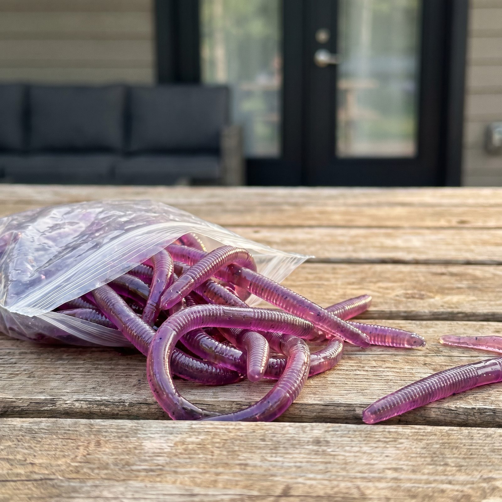 Rubber Worms Came in Purple and Smelled Like Grape