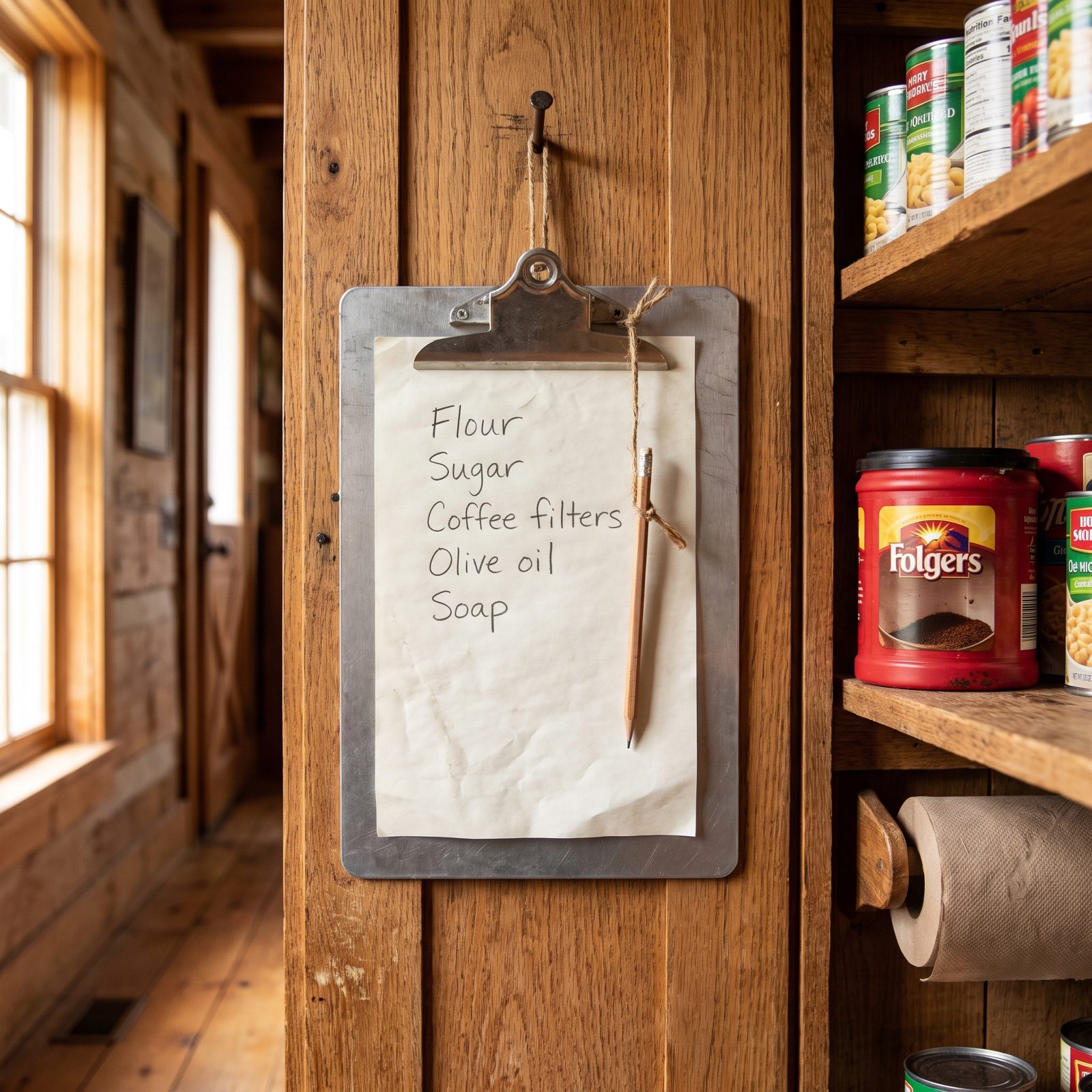Run a Supply Clipboard on the Back of the Door