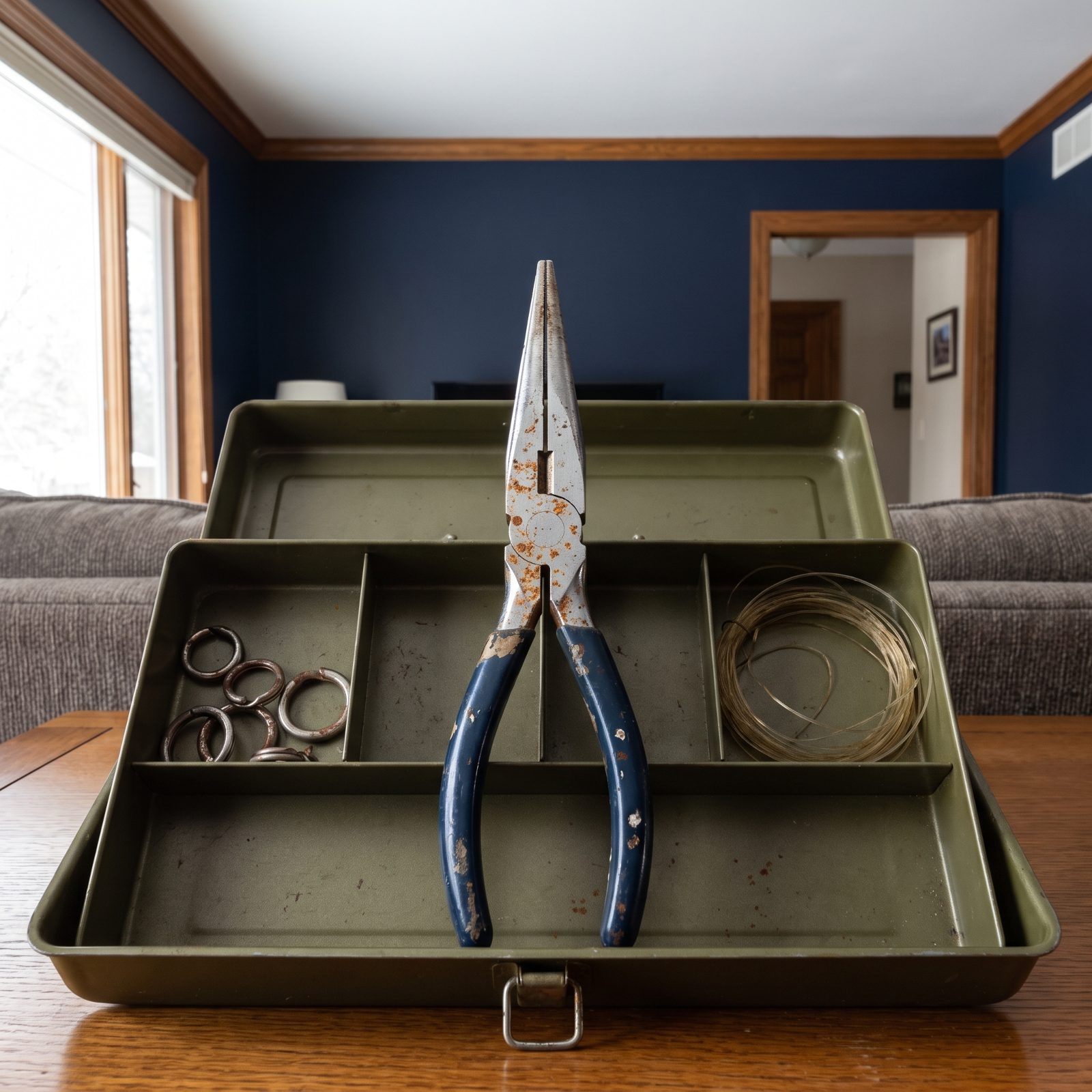 Rust-Spotted Needle-Nose Pliers