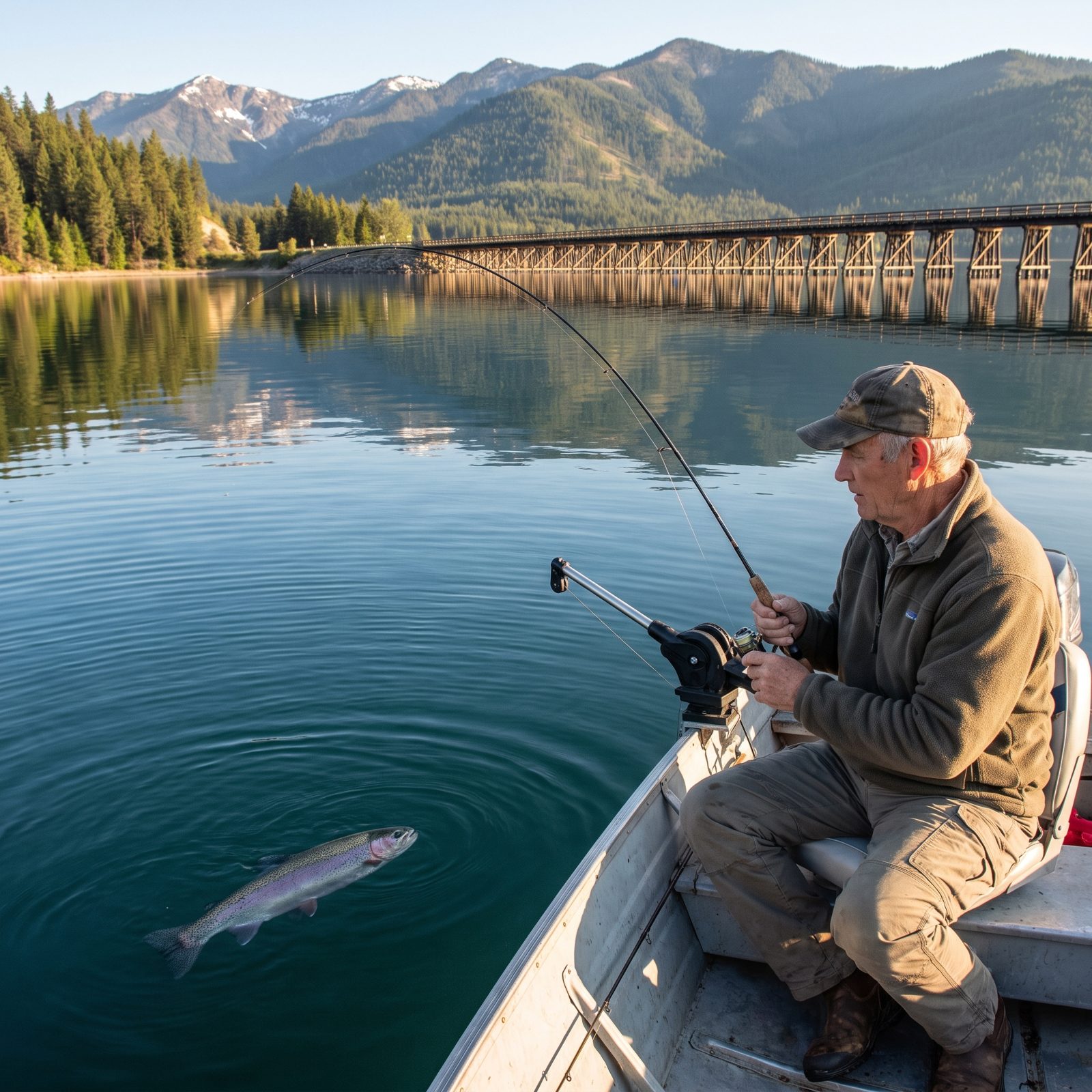 Sandpoint, Idaho: Giant Trout and Kokanee on Lake Pend Oreille