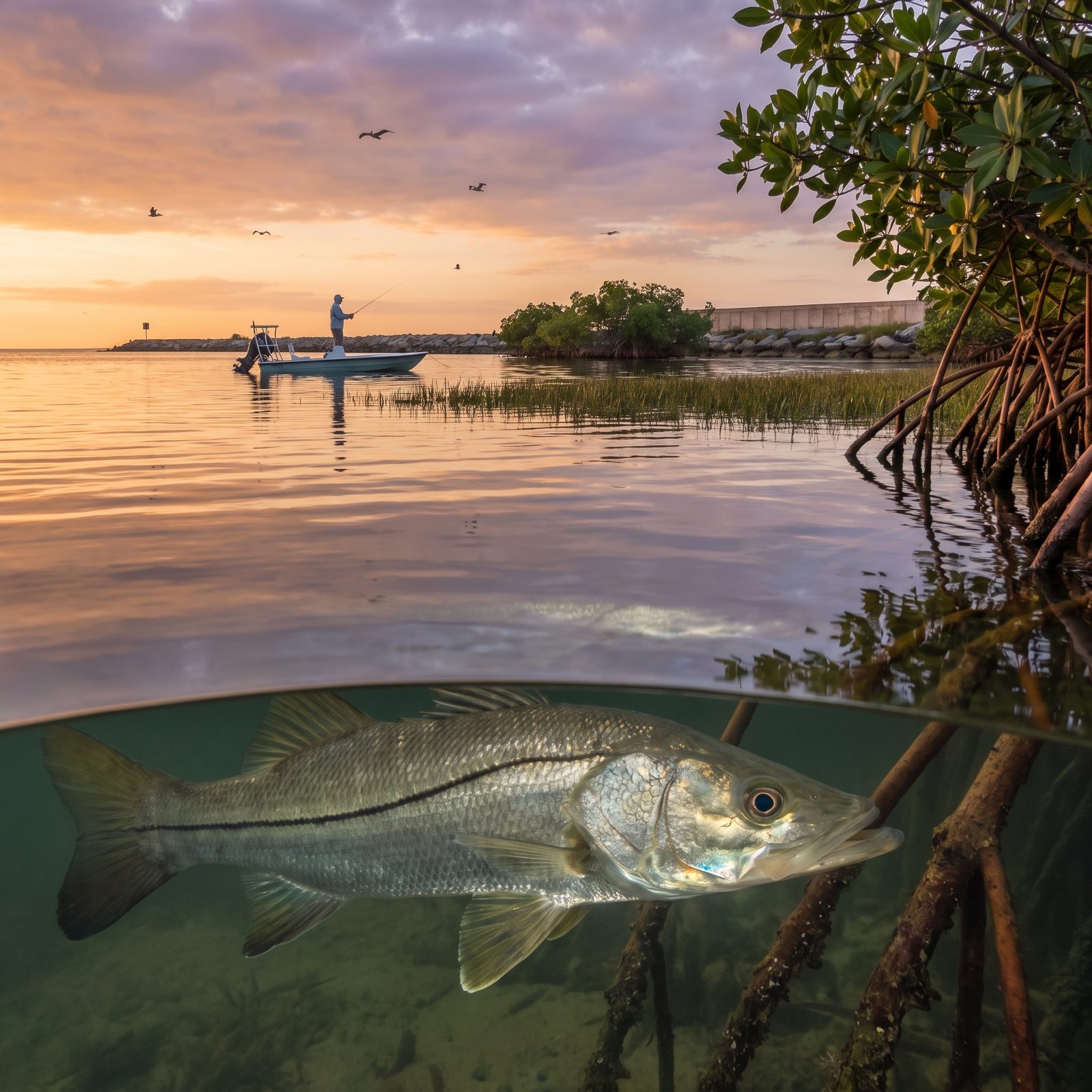 Sebastian, Florida, Snook and Redfish Along the Indian River Lagoon
