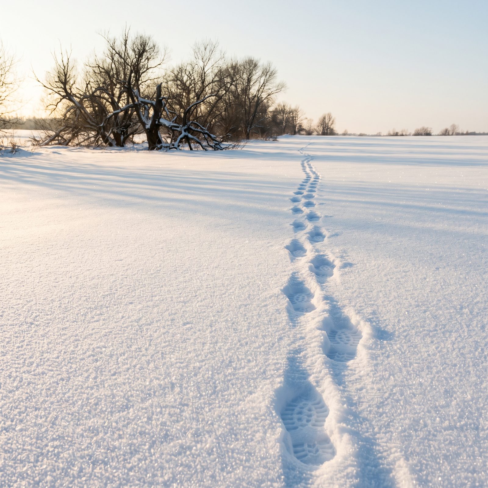 Snow That Squeaks Loudly Under Your Boots Is Bitterly Cold and Dry