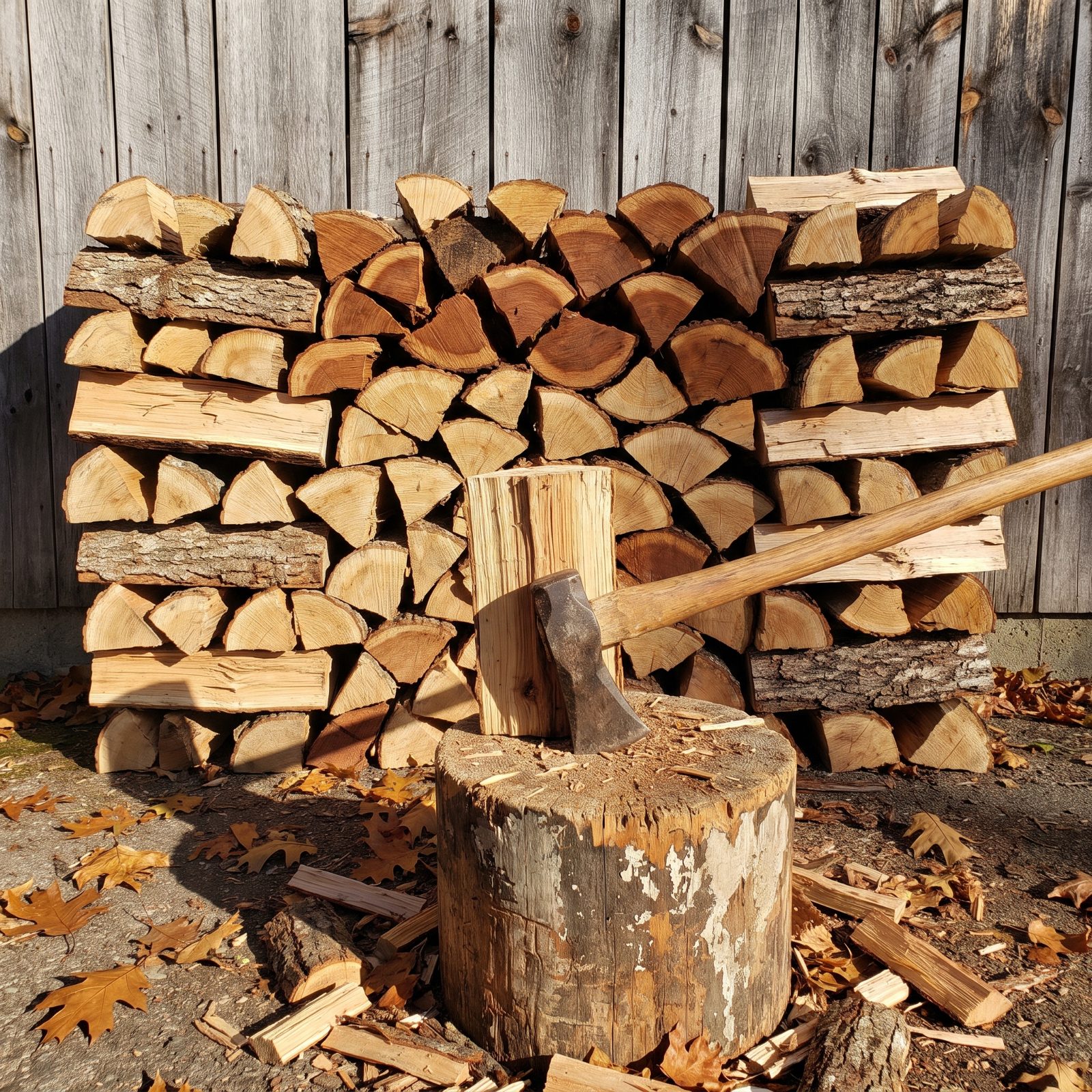 Splitting a Cord of Firewood That Actually Throws Heat