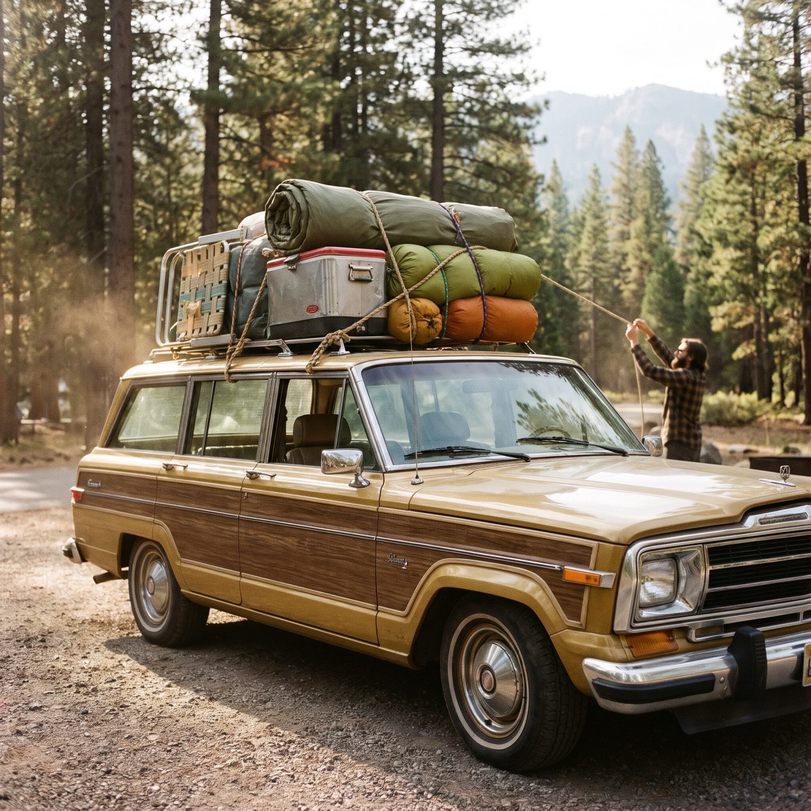 The Station Wagon With Everything Lashed to the Roof