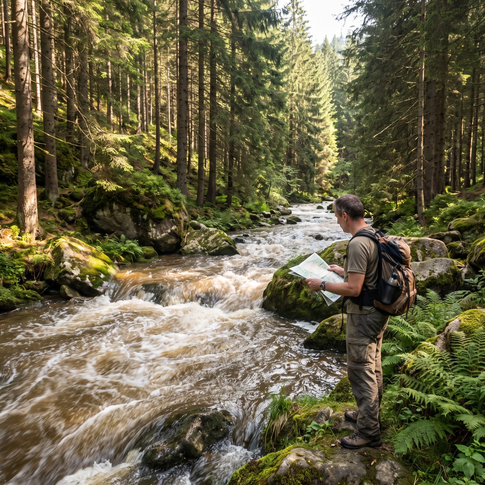 A Stream Crossing Looks Different From the One on Their Map