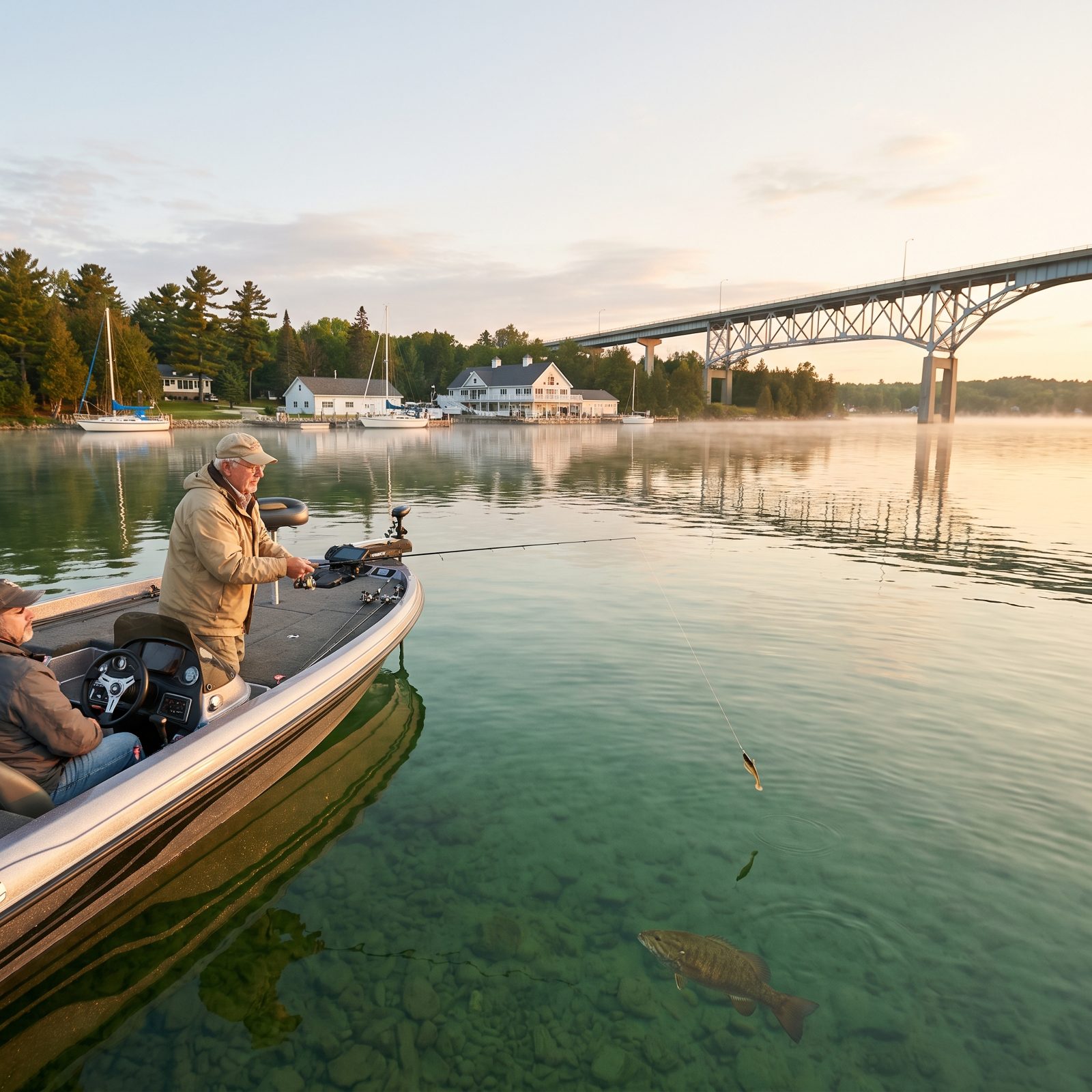 Sturgeon Bay, Wisconsin, Door County Smallmouth and Great Lakes Fishing