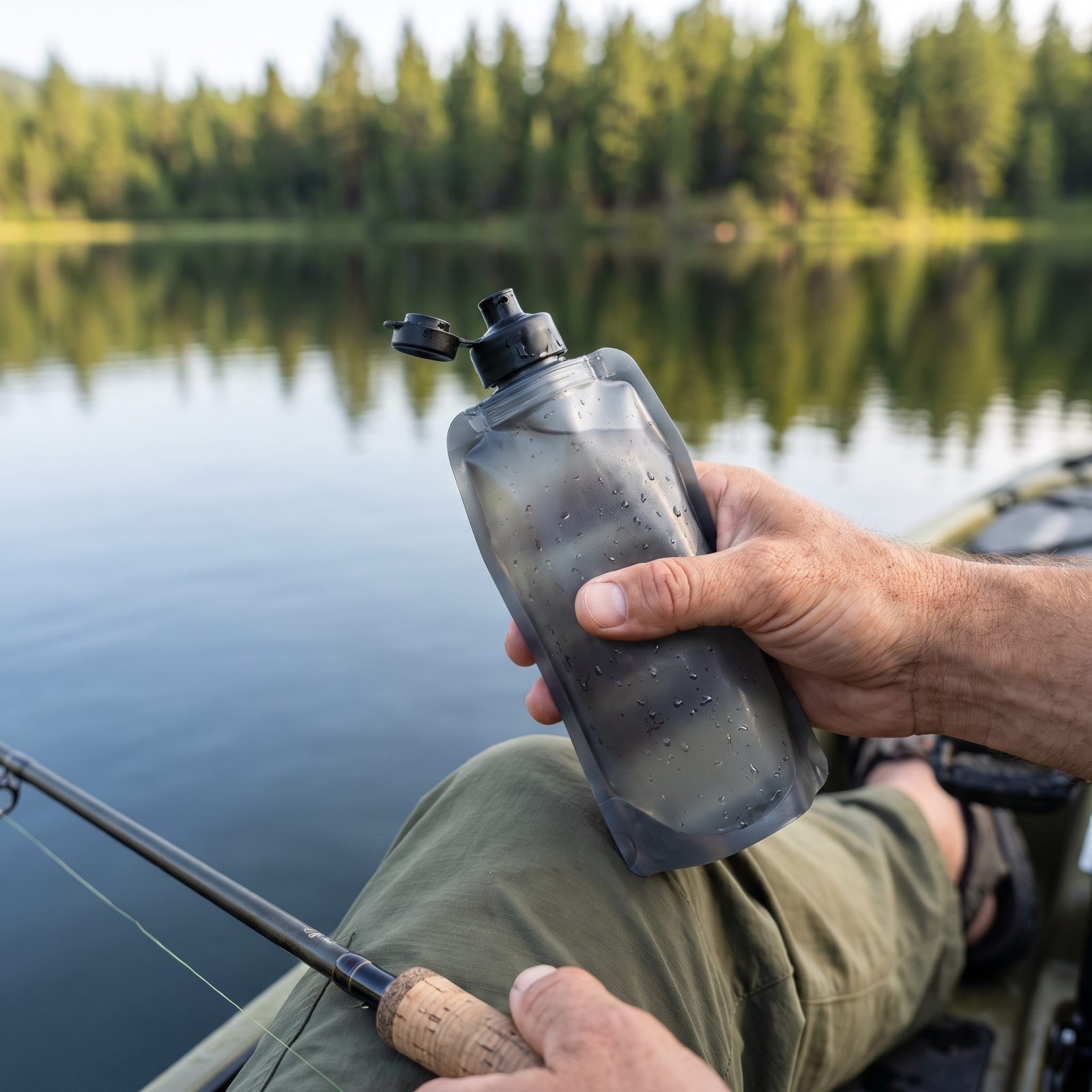 Switch to a One-Handed Squeeze Bottle That Can Be Used While Seated