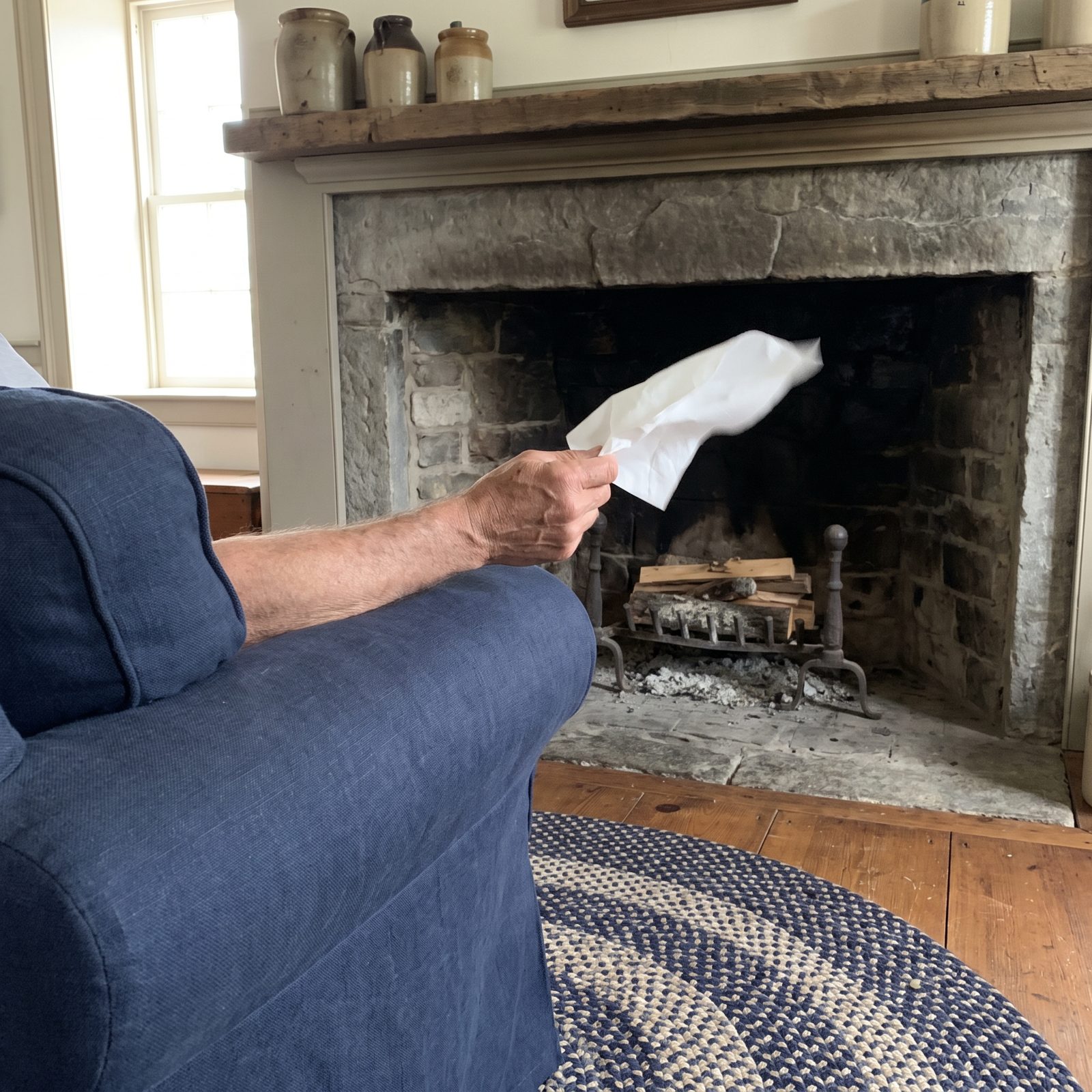 Test the Chimney Draft With a Tissue Before You Light Anything
