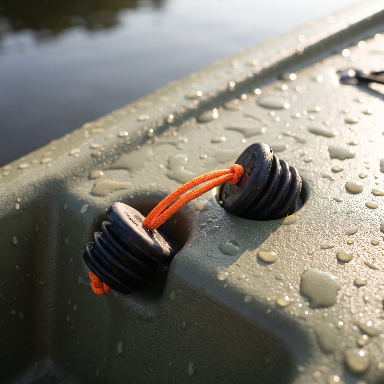 Tie Scupper Plugs in Matched Pairs So Loose Singles Cannot Disappear