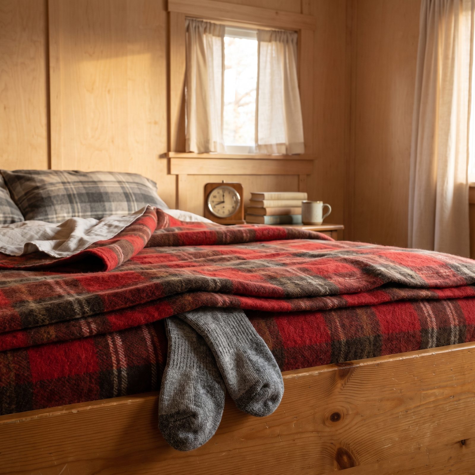 Tuck Tomorrow's Socks Into the Bedding
