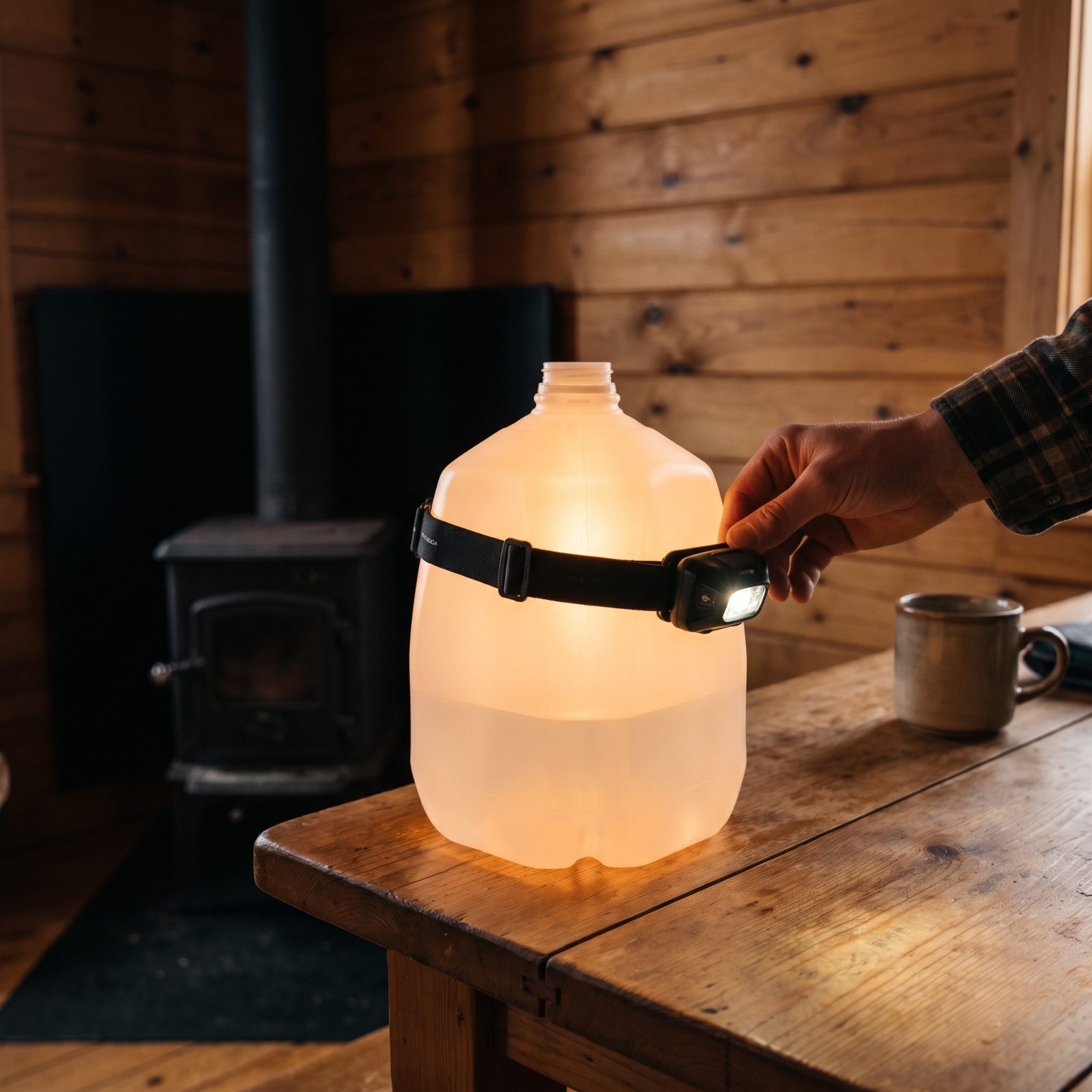 Turn a Headlamp Into a Soft Jug Lantern