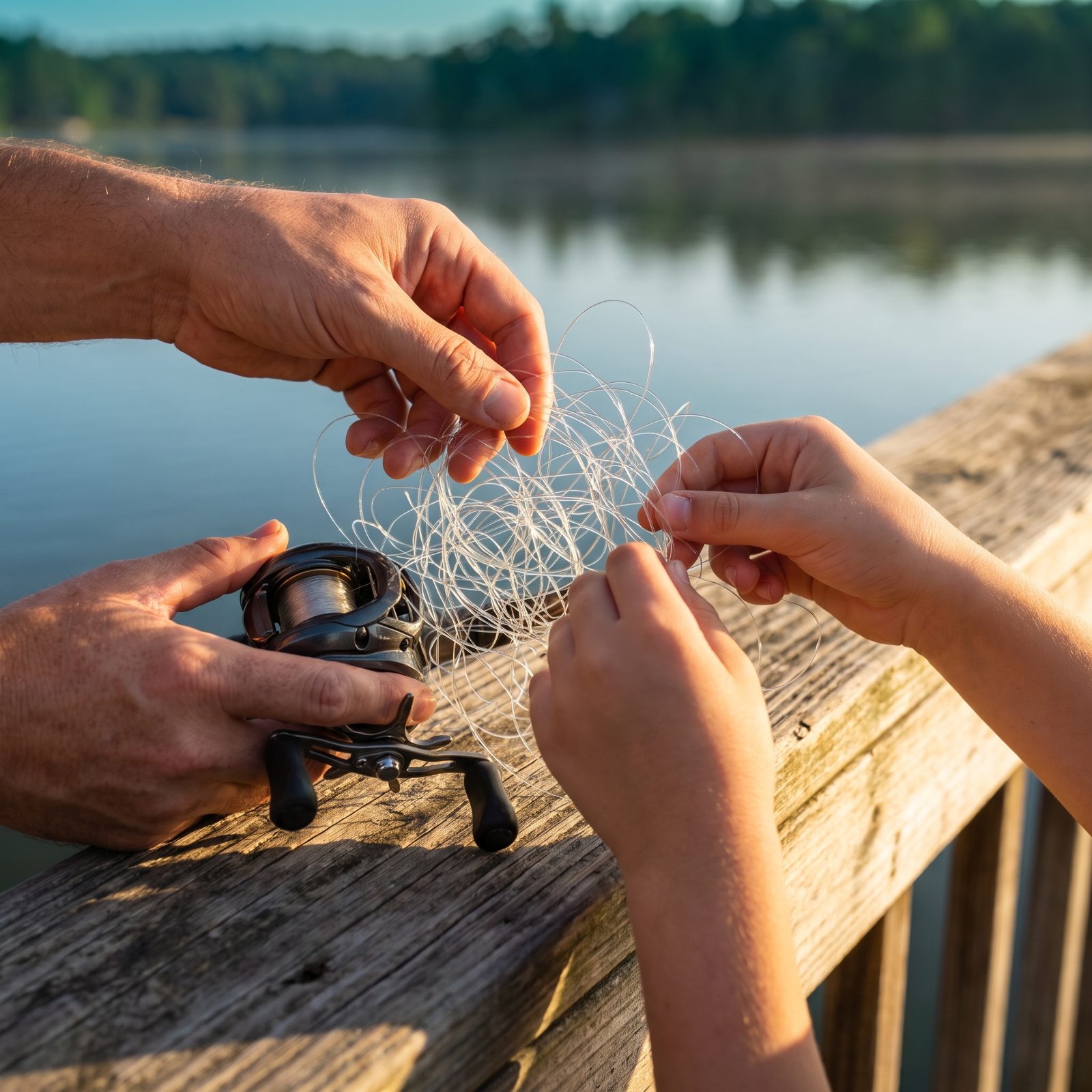 Untangling a Backlash While Dad Calmly Talked You Through It