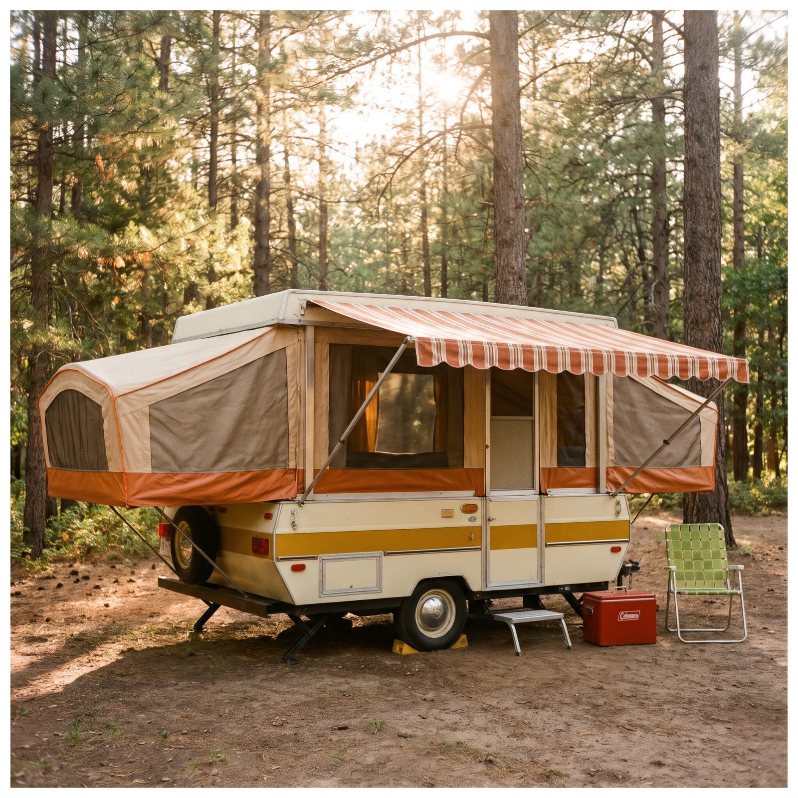 The Vinyl-Canopy Pop-Up Camper