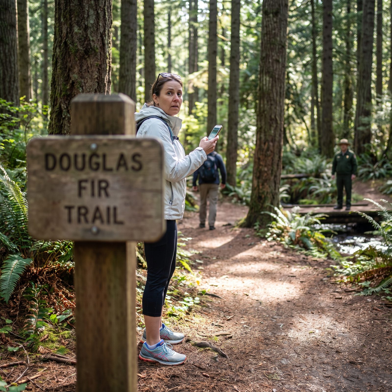 A Visitor Does Not Know the Name of the Trail
