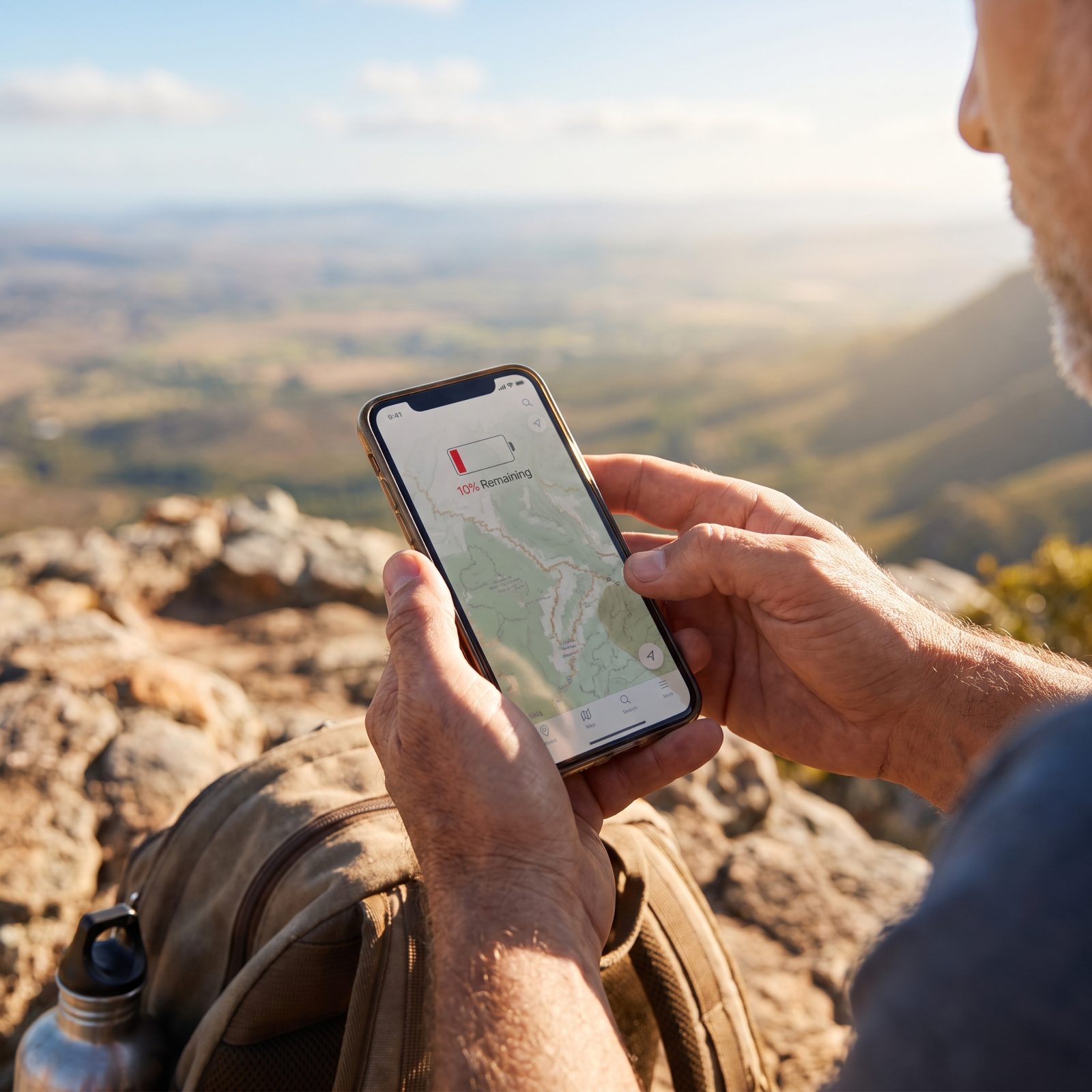A Visitor Is Relying on Phone Battery for Every Essential
