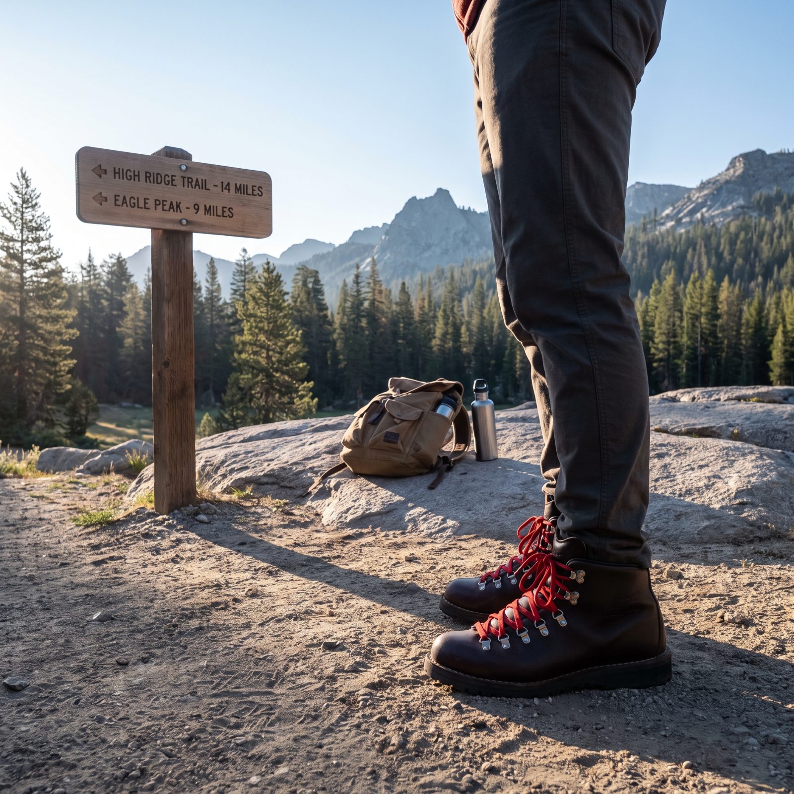 A Visitor Is Wearing Brand-New Boots on a Long Route