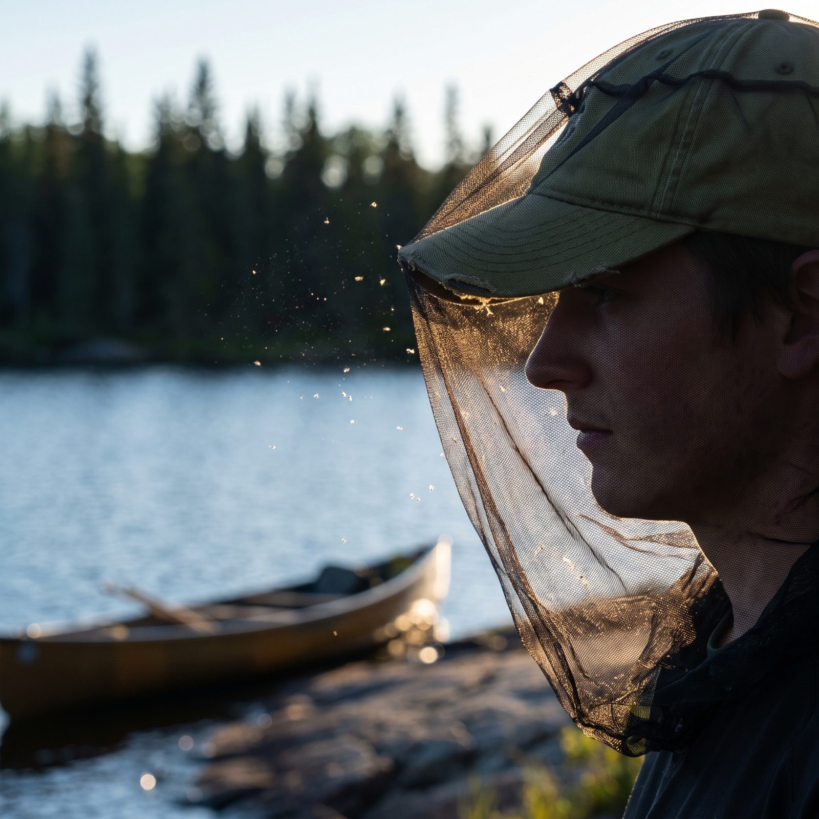 Wear a Brimmed Cap Under Your Head Net So the Mesh Stays Off Your Face