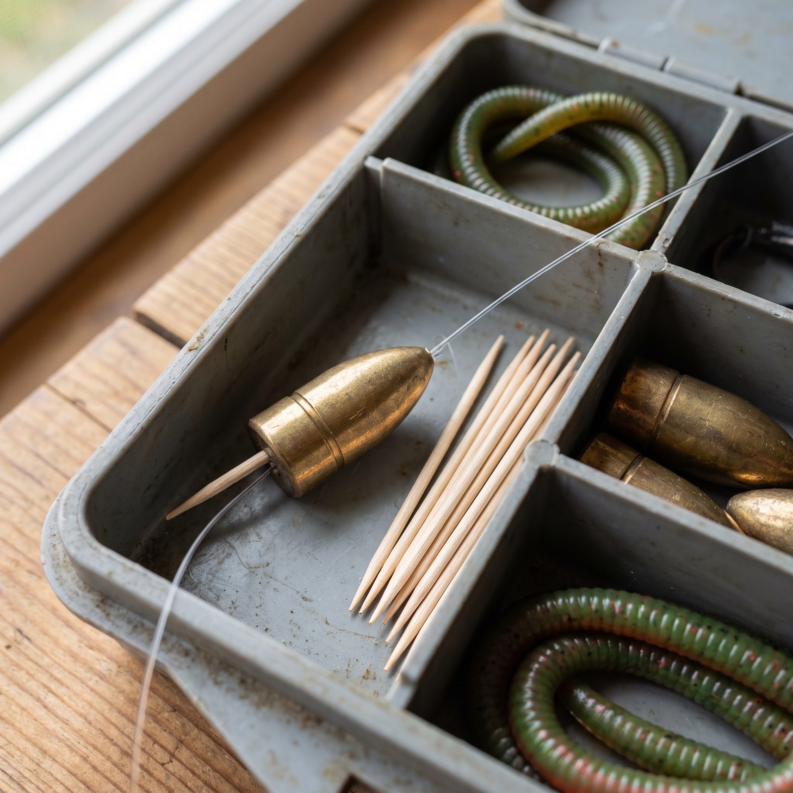 Wooden Toothpicks for Pegging Bullet Weights