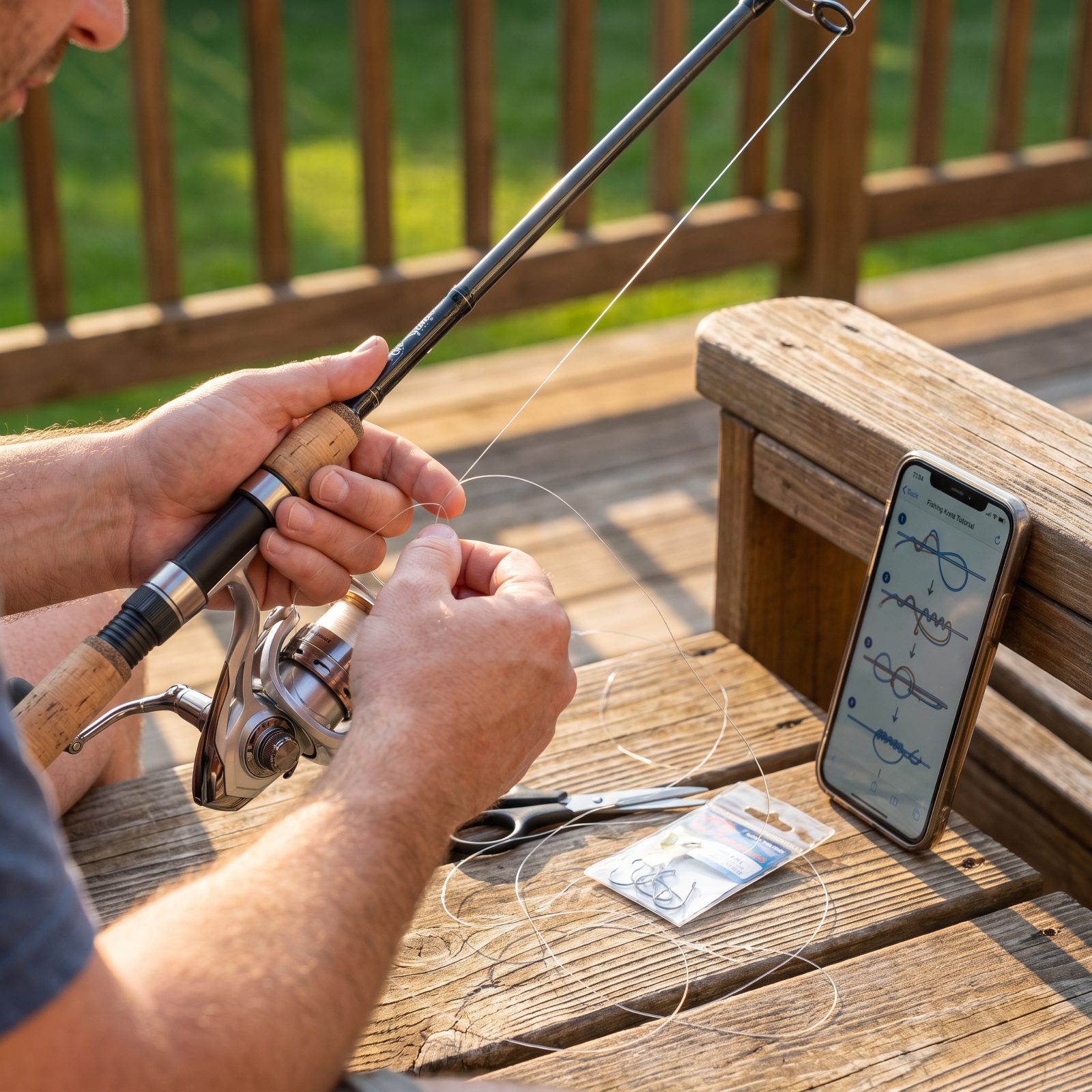 You Buy the Rod Before Learning Any Knots