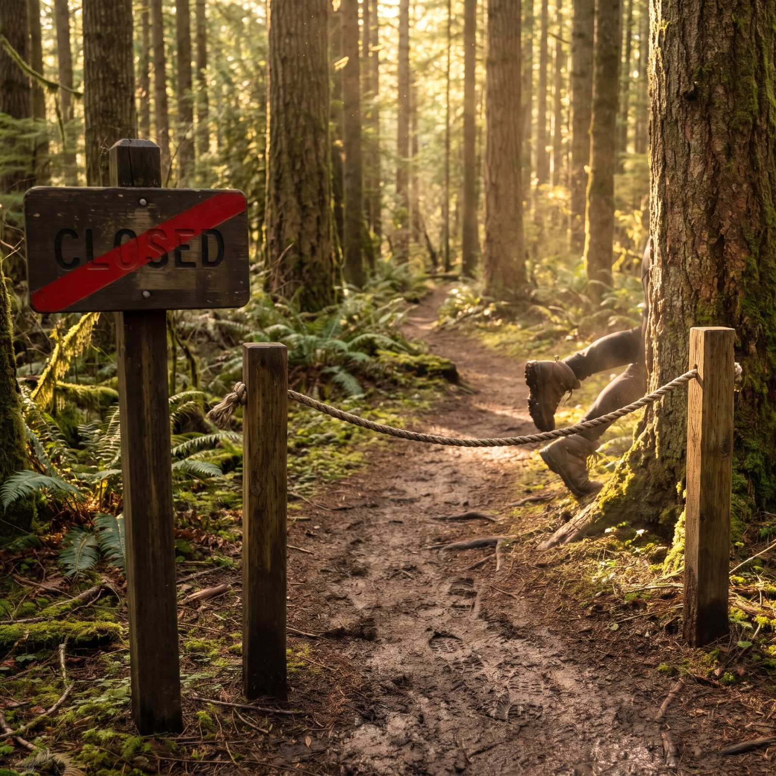 You Treat “Trail Closed” Like It’s Just a Suggestion