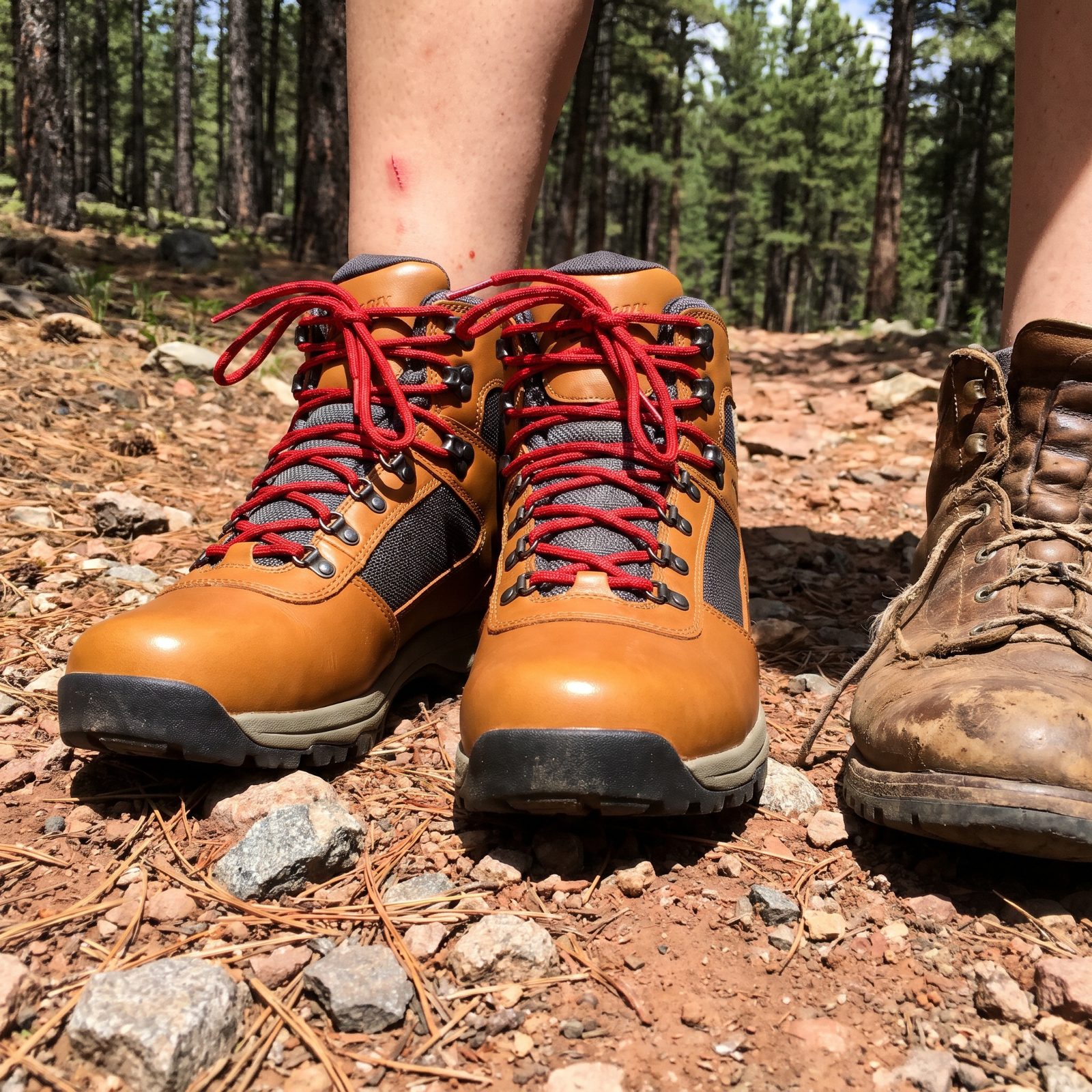 You Wear Brand-New Boots Straight Onto the Mountain